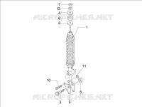 Suspension arrière - Amortisseur/s