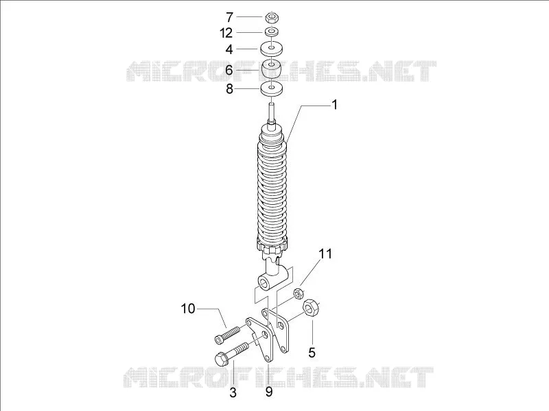 Suspension arrière - Amortisseur/s