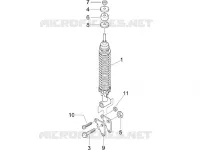 Suspension arrière - Amortisseur/s
