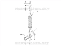Suspension arrière - Amortisseur/s