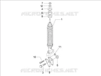 Suspension arrière - Amortisseur/s