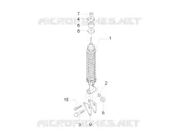 Suspension arrière - Amortisseur/s