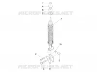Suspension arrière - Amortisseur/s
