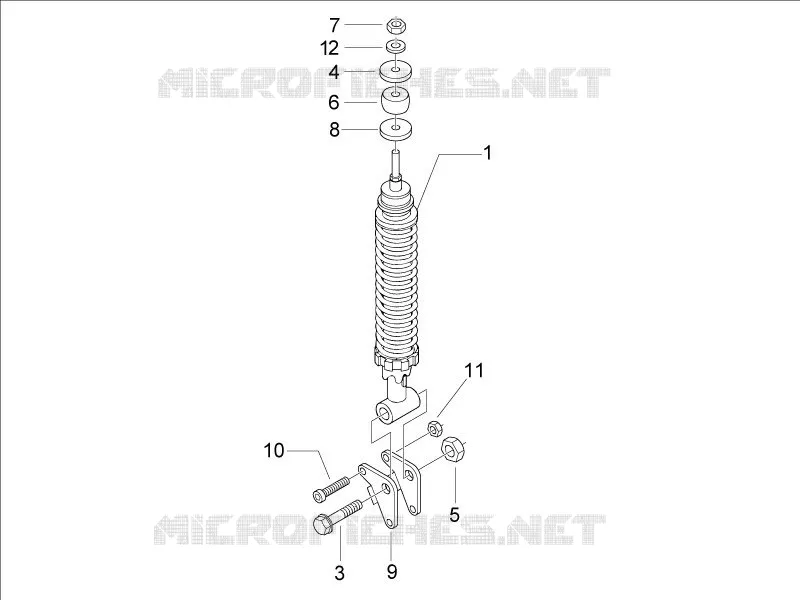 Suspension arrière - Amortisseur/s