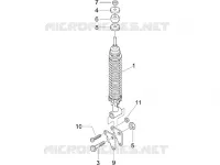 Suspension arrière - Amortisseur/s