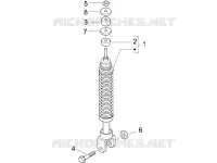 Suspension arrière - Amortisseur/s