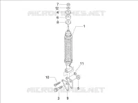 Suspension arrière - Amortisseur/s