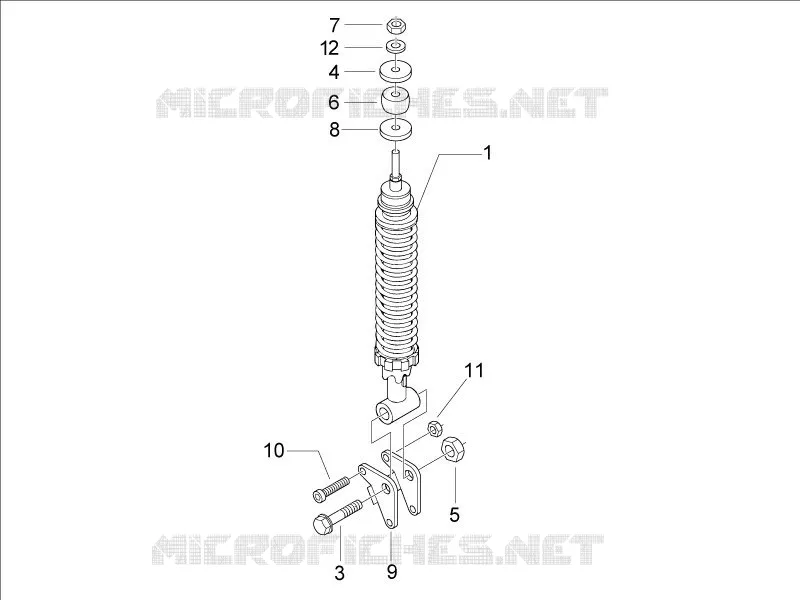 Suspension arrière - Amortisseur/s