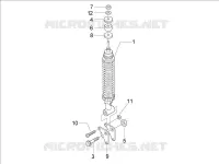 Suspension arrière - Amortisseur/s