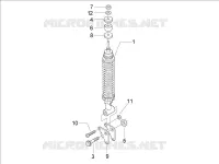 Suspension arrière - Amortisseur/s