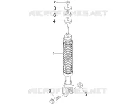Suspension arrière - Amortisseur/s
