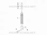 Suspension arrière - Amortisseur/s