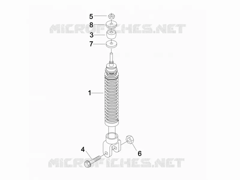 Suspension arrière - Amortisseur/s