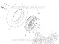 Roue arrière