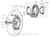 Roue arrière