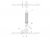 Suspension arrière - Amortisseur/s