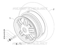 Roue arrière