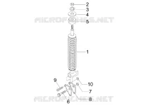 Suspension arrière - Amortisseur/s