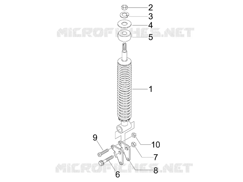 Suspension arrière - Amortisseur/s