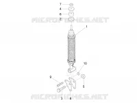 Suspension arrière - Amortisseur/s