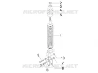 Suspension arrière - Amortisseur/s