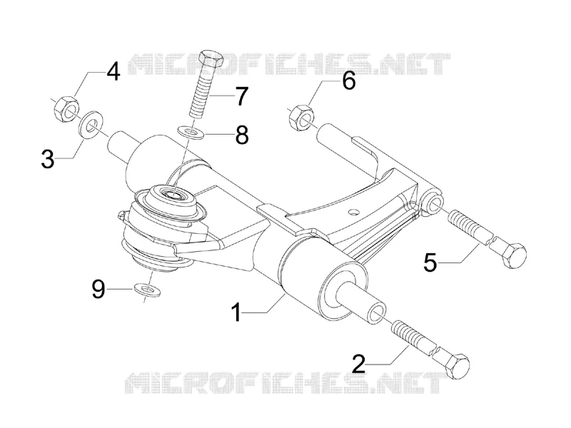 Bras oscillant