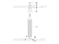 Suspension arrière - Amortisseur/s