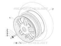 Roue arrière