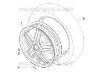 Roue AV nue