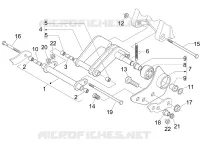 Swinging arm