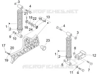 Suspension arrière - Amortisseur/s