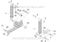 Suspension arrière - Amortisseur/s