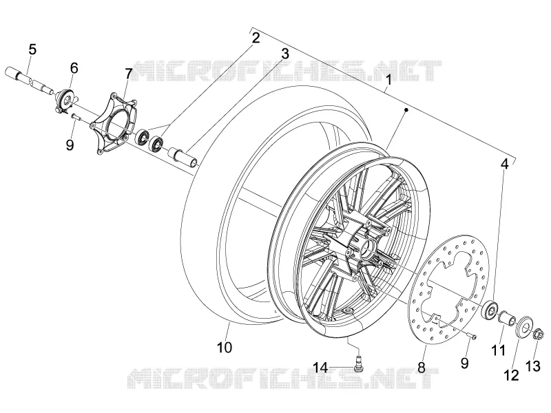 Roue avant