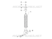 Suspension arrière - Amortisseur/s