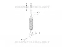Suspension arrière - Amortisseur/s