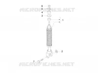 Suspension arrière - Amortisseur/s