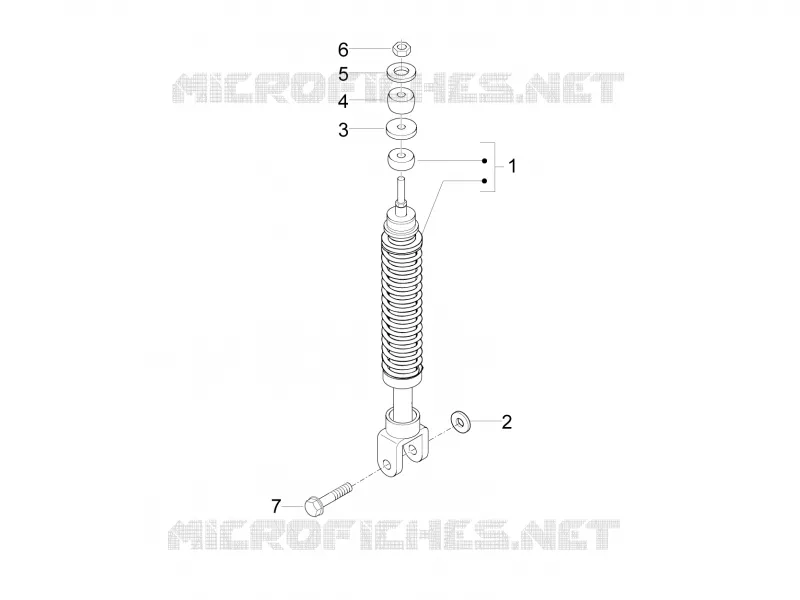 Suspension arrière - Amortisseur/s
