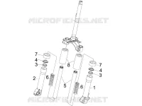 Composants de la fourche (Escorts)