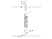 Suspension arrière - Amortisseur/s