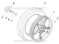 Roue arrière