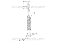 Suspension arrière - Amortisseur/s