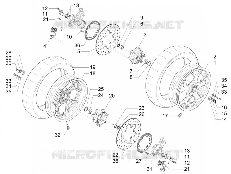 Roue avant