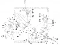 Composants de la fourche (Mingxing)