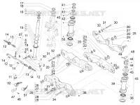 Fork/steering tube - Steering bearing unit
