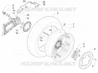 Roue arrière
