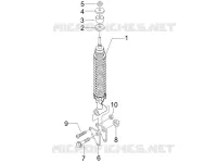 Suspension arrière - Amortisseur/s