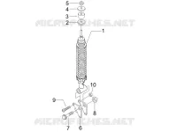 Suspension arrière - Amortisseur/s