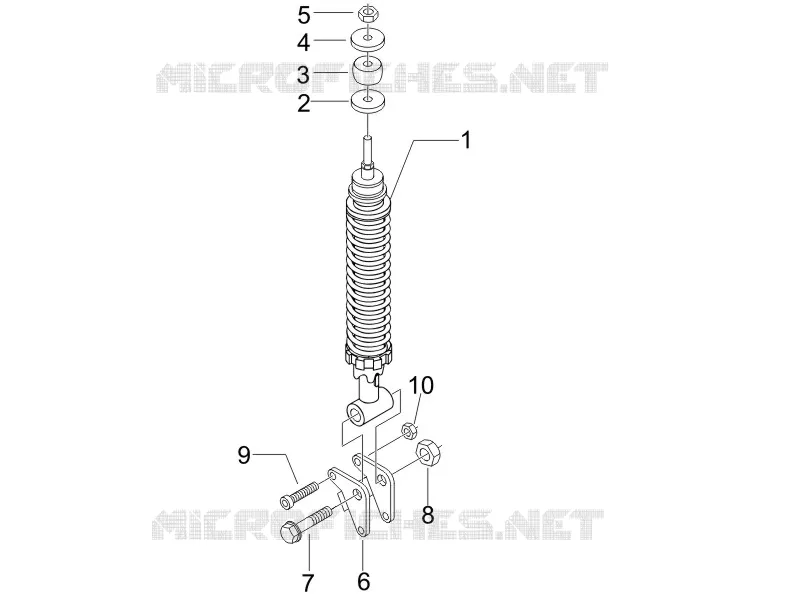 Suspension arrière - Amortisseur/s
