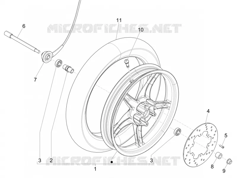 Roue avant