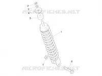 Suspension arrière - Amortisseur/s
